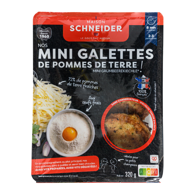 Mini galettes de pommes de terre